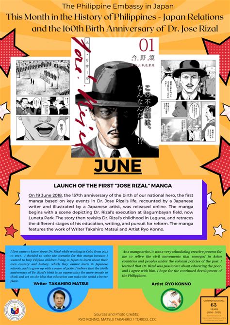 Jose Rizal and the month of June .